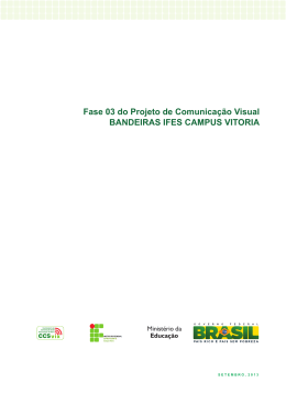 PROJ_GRAF_BANDEIRAS IFES CAMPUS VITORIA SET 2013