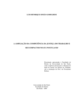 a ampliação da competência da justiça do trabalho e seus impactos