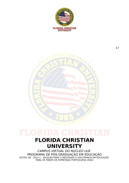 FLORIDA CHRISTIAN UNIVERSITY