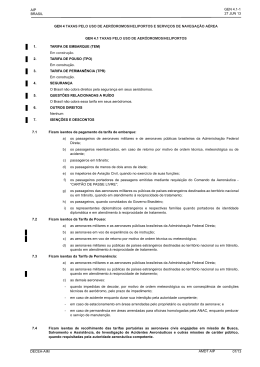 amdt aip decea-aim aip brasil gen 4 taxas pelo uso de