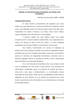 1 JUBIAB&Aacute;S: AS AFRO-BRASILIDADES NO ROMANCE, NO