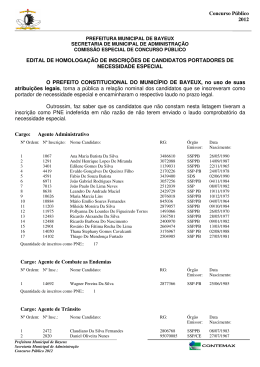 homologa&ccedil;&atilde;o de inscri&ccedil;&otilde;es pne