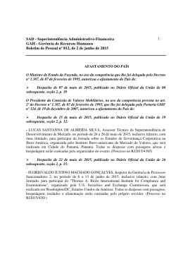 SAD - Superintend&ecirc;ncia Administrativo-Financeira GAH