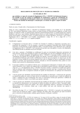 Regulamento de Execução (UE) n.o 821/2014
