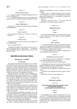 Decreto-Lei n.º 113/2014