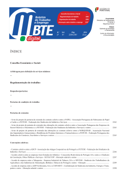 BTE 27/2014 - Boletim do Trabalho e Emprego