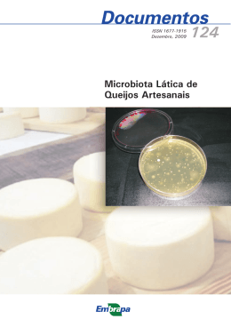 Microbiota Lática de Queijos Artesanais - Ainfo