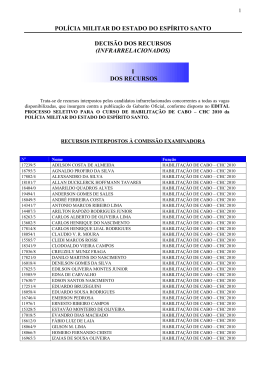 Decis&atilde;o de Recursos