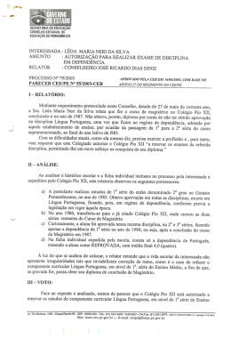 interessada : leda maria neri da silva assunto : autoriza&ccedil;&atilde;o para