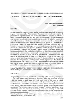5491 DIREITOS DE PERSONALIDADE DO
