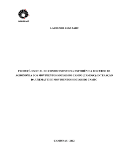 Arquivo em PDF - Dados e textos sobre a Luta pela Terra e a