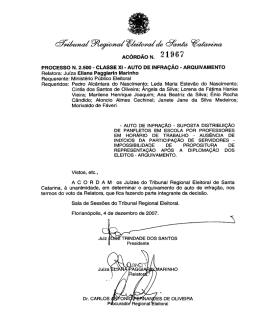 Ac&oacute;rd&atilde;o n. 21.967