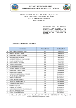 prefeitura municipal de alto taquari