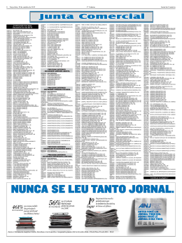 Jornal do Com&eacute;rcio 8 Ter&ccedil;a-feira, 20 de outubro de 2015 2&deg; Caderno