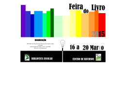 Programa da Feira do Livro