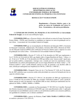 Resolu&ccedil;&atilde;o N&ordm; 01/2014 CONEPE - CCV
