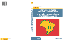 El Espa&ntilde;ol en la Ense&ntilde;anza Universitaria Brasile&ntilde;a