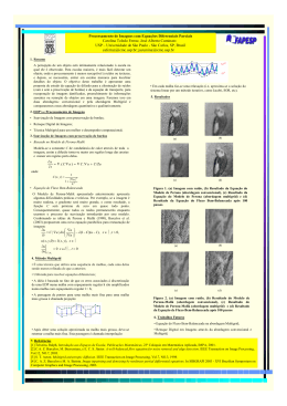 Processamento de Imagens com Equa&ccedil;&otilde;es Diferenciais Parciais