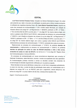 Edital - Jos&eacute; Alberto Figueiredo Soares