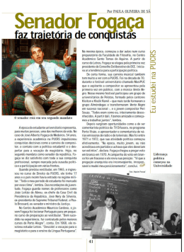 Entrevista Publicada em Junho de 2001