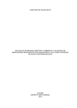 jos&eacute; dias de souza neto estudo da intera&ccedil;&atilde;o gen&oacute;tipo x ambiente e