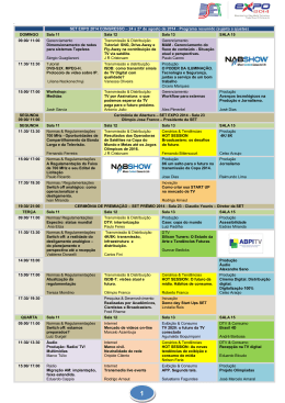 Programa: Congresso