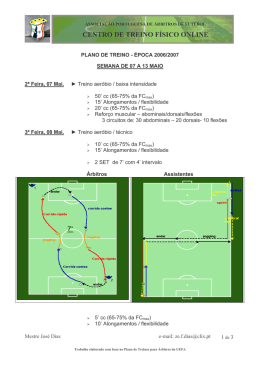 Semana de 07 a 13 de Maio