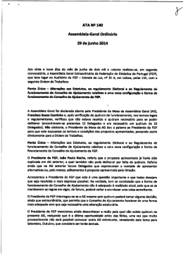29 junho 2014 - Federa&ccedil;&atilde;o de Gin&aacute;stica de Portugal