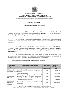 relatório de fiscalização nº 034 município de nilópolis