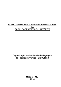 PLANO DE DESENVOLVIMENTO