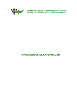 FUNDAMENTOS DE ENFERMAGEM