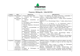 Programa e Bibliografia – Edital 045/2011