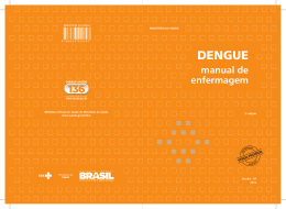 Dengue: Manual de Enfermagem &ndash; Adulto e Crian&ccedil;a