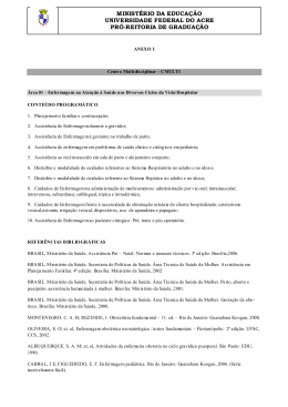 Veja o Anexo I - Conte&uacute;do Program&aacute;tico