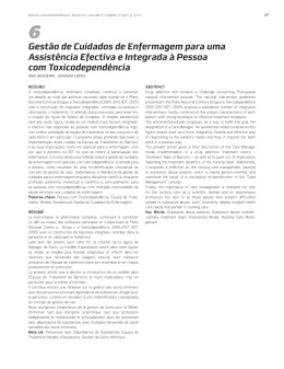 Gest&atilde;o de Cuidados de Enfermagem para uma Assist&ecirc;ncia