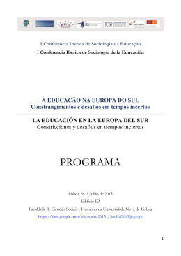 Programa Final CISE 2015