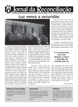 Jornal da Reconciliação Nº63