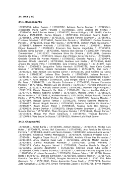 24. OAB / SC 24.1. Blumenau/SC 157005738, Adam Soares