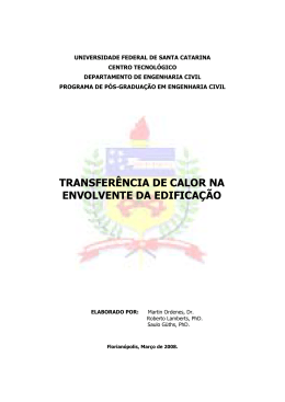 Apostila para Transf&ecirc;rencia de Calor