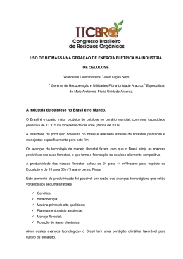 Uso de Biomassa para Gera&ccedil;&atilde;o de Energia na Ind&uacute;stria