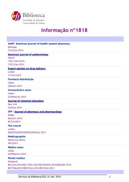 Dia 01-09-2014 | Informação Nº 1818