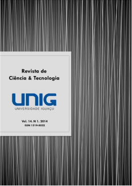 Revista de Ci&ecirc;ncia e Tecnologia
