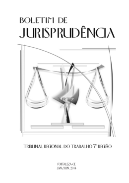 FORTALEZA-CE JAN./JUN. 2014 - Tribunal Regional do Trabalho