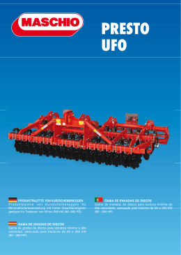 PRESTO UFO - Maschio Gaspardo