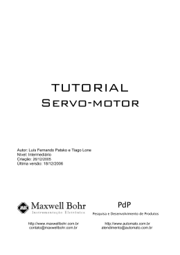 Tutorial - Motor de Passo