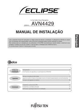 MANUAL DE INSTALAÇÃO