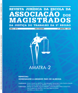 Abrir Pdf - Associa&ccedil;&atilde;o dos Magistrados da Justi&ccedil;a do Trabalho da 2&ordf;