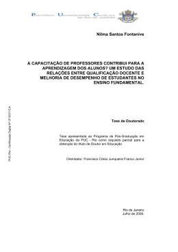 Nilma Santos Fontanive A CAPACITA&Ccedil;&Atilde;O DE - Maxwell - PUC-Rio