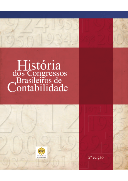 história dos congressos brasileiros de contabilidade – 2º edição