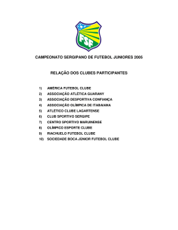 2005 - Federa&ccedil;&atilde;o Sergipana de Futebol